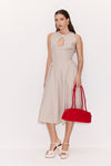 Buttoned Vintage Balloon Dress