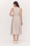 Buttoned Vintage Balloon Dress