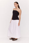 Retro Two Tone Strapless Dress