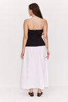 Retro Two Tone Strapless Dress