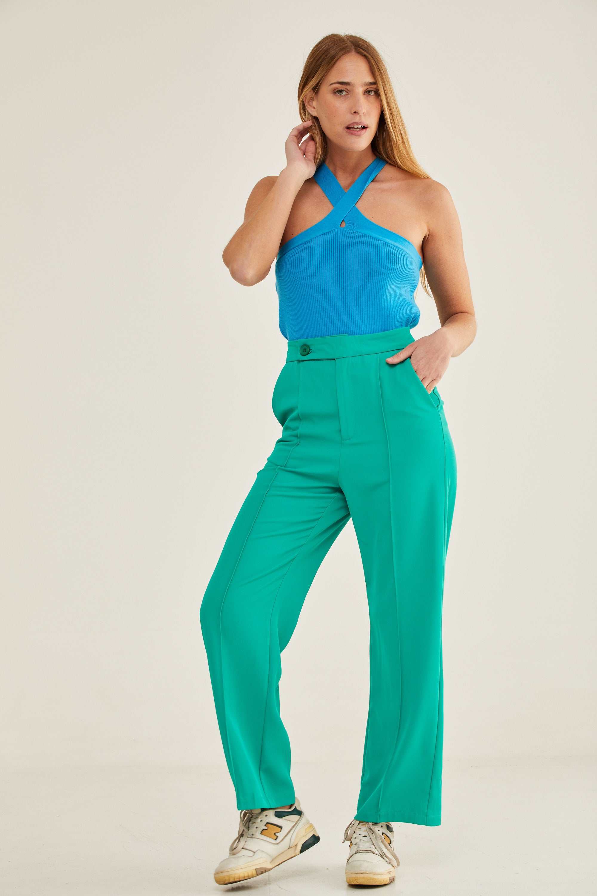 Lili pants turquoise