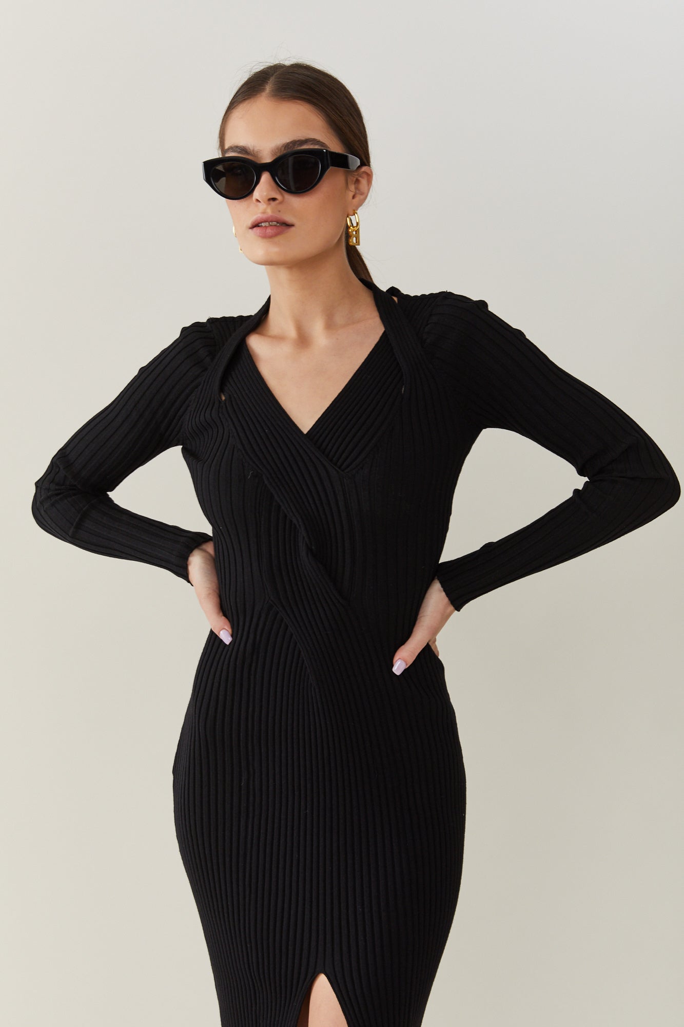 Black Rubi knit dress